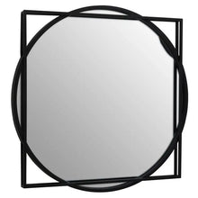 Load image into Gallery viewer, MATERA SQUARE BLACK WALL MIRROR