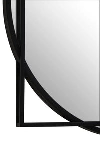 MATERA SQUARE BLACK WALL MIRROR