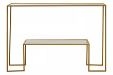 Load image into Gallery viewer, AVENTO GOLD FINISH CONSOLE TABLE