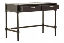 Load image into Gallery viewer, HERITAGE TWO DRAWER BLACK FINISH DESK