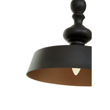 Load image into Gallery viewer, SMALL LENI BLACK AND GOLD PENDANT LIGHT