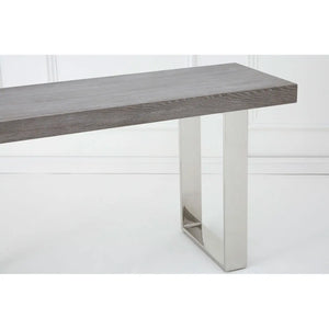 ULMUS GREY ELM WOOD CONSOLE TABLE