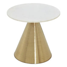 Load image into Gallery viewer, MARTINI TABLE WITH WHITE MARBLE TOP