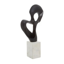 Load image into Gallery viewer, MIRANO BLACK FINISH KNOT SCULPTURE