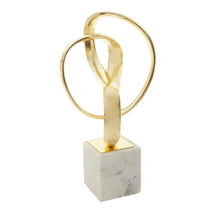 Load image into Gallery viewer, MIRANO GOLD FINISH KNOT SCULPTURE