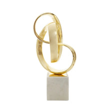 Load image into Gallery viewer, MIRANO GOLD FINISH KNOT SCULPTURE