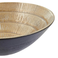 Load image into Gallery viewer, DEOMALI SMALL BLACK AND GOLD FINISH BOWL