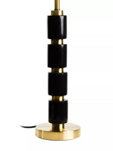 Load image into Gallery viewer, NULA BLACK AND GOLD TABLE LAMP