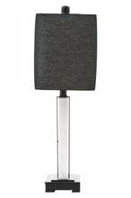 Load image into Gallery viewer, ELVIE BLACK AND WHITE MARBLE TABLE LAMP