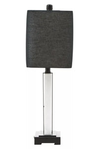 ELVIE BLACK AND WHITE MARBLE TABLE LAMP