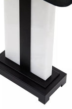 Load image into Gallery viewer, ELVIE BLACK AND WHITE MARBLE TABLE LAMP