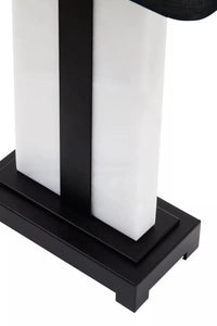 ELVIE BLACK AND WHITE MARBLE TABLE LAMP