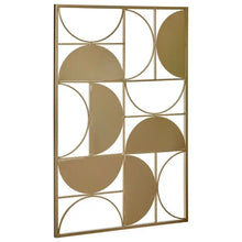 Load image into Gallery viewer, TRENTO GOLD FINISH SEMICIRCLE WALL ART