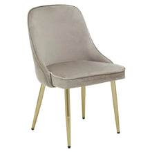 Load image into Gallery viewer, DEMI MINK VELVET DINING CHAIR