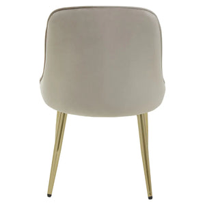 DEMI MINK VELVET DINING CHAIR