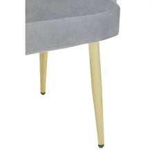 Load image into Gallery viewer, DANI GREY VELVET DINING CHAIR