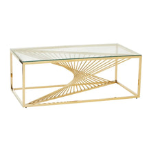 Load image into Gallery viewer, AMELLA COFFEE TABLE GOLD FINISH