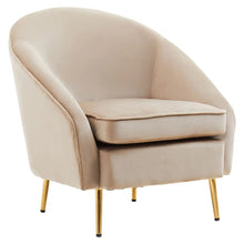 Load image into Gallery viewer, YASMEEN MINK VELVET ARMCHAIR