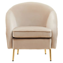 Load image into Gallery viewer, YASMEEN MINK VELVET ARMCHAIR