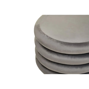 HARTFORD GREY ROUNDS STOOL