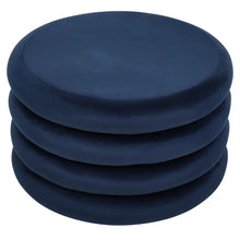 Load image into Gallery viewer, HARTFORD MIDNIGHT BLUE ROUND STOOL