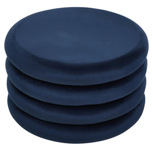 HARTFORD MIDNIGHT BLUE ROUND STOOL