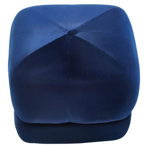 KAIA MIDNIGHT BLUE VELVET STOOL