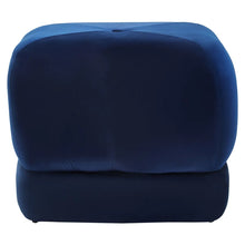 Load image into Gallery viewer, KAIA MIDNIGHT BLUE VELVET STOOL