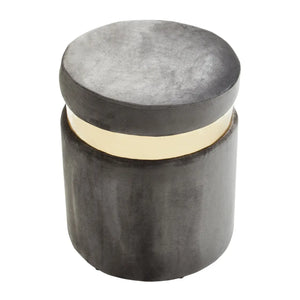 KAYA MINK VELVET STOOL