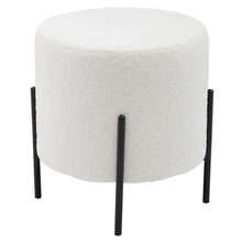 Load image into Gallery viewer, YAZMIN STOOL WITH BLACK FINISH LEGS