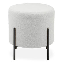 Load image into Gallery viewer, YAZMIN STOOL WITH BLACK FINISH LEGS