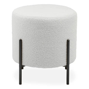 YAZMIN STOOL WITH BLACK FINISH LEGS