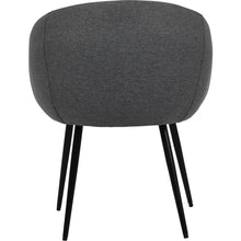 Load image into Gallery viewer, LANGLEY DINING CHAIR IN SMOKE GREY FABRIC