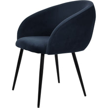 Load image into Gallery viewer, LANGLEY DINING CHAIR IN ROYAL BLUE VELVET