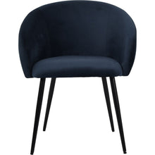 Load image into Gallery viewer, LANGLEY DINING CHAIR IN ROYAL BLUE VELVET
