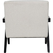 Load image into Gallery viewer, SAN DIEGO CREAM BOUCLE WOODEN FRAME ARMCHAIR