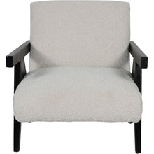 Load image into Gallery viewer, SAN DIEGO CREAM BOUCLE WOODEN FRAME ARMCHAIR