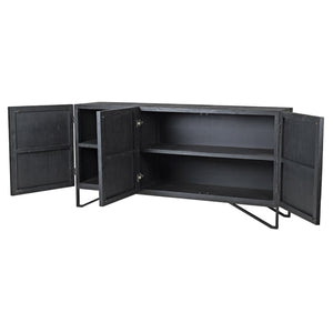 CHARCOAL DIAMOND 3 DOOR SIDEBOARD