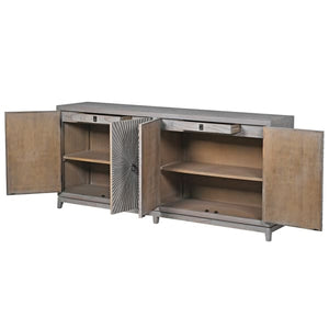 SUNBURST RELIEF 4 DOOR SIDEBOARD