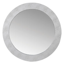 Load image into Gallery viewer, SILVER SHAGREEN ROUND WALL MIRROR