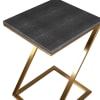 S SHAGREEN SIDE TABLE