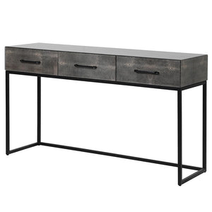 SHAGREEN 3 DRAWER CONSOLE TABLE