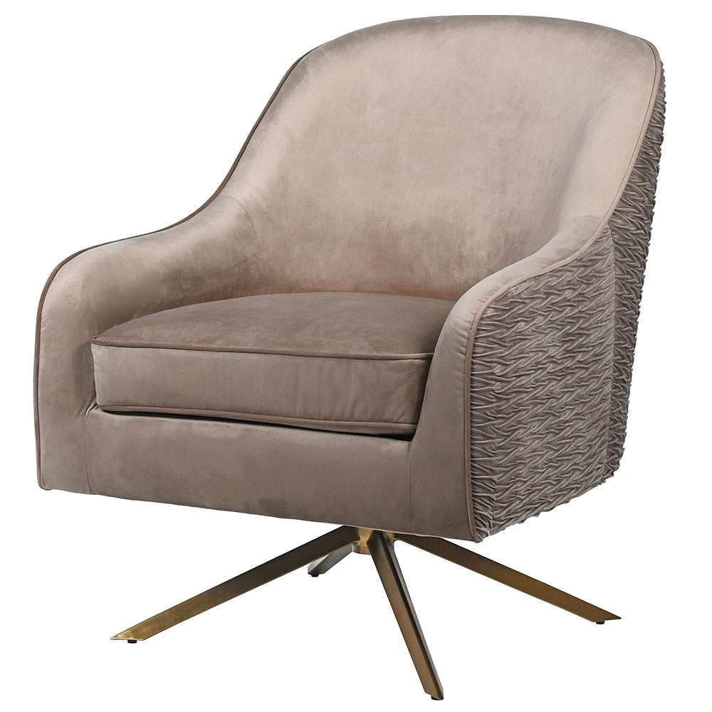 GOLD LEG SWIVEL CHAIR