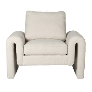 MEMPHIS IVORY BOUCLE CHAIR