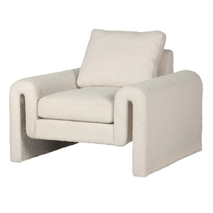 MEMPHIS IVORY BOUCLE CHAIR