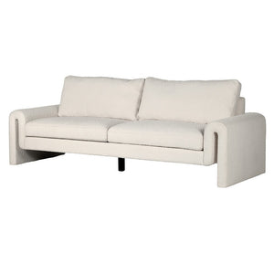 MEMPHIS IVORY BOUCLE 3 SEATER SOFA