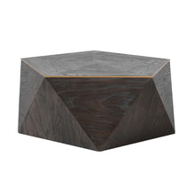 Load image into Gallery viewer, GOLD TRIM HEXAGONAL COFFEE TABLE