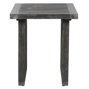 FIR SLATTED SIDE TABLE