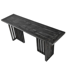 Load image into Gallery viewer, FIR SLATTED LEG CONSOLE TABLE
