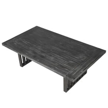 Load image into Gallery viewer, FIR SLATTED LEGS COFFEE TABLE